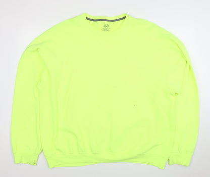 Fruit of the Loom Men's Yellow 2XL Classic Pullover Sweatshirt