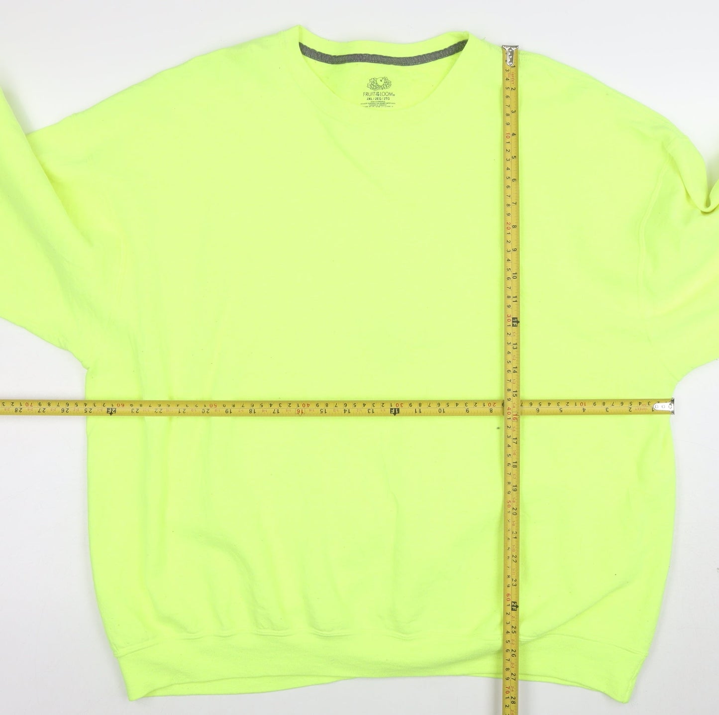 Fruit of the Loom Men's Yellow 2XL Classic Pullover Sweatshirt