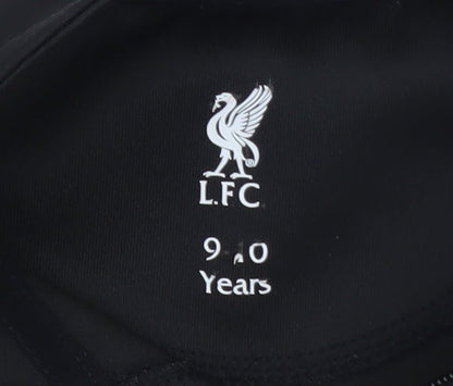 Liverpool FC Boys Grey Colourblock 1/4 Zip Sweatshirt 9-10 Years