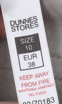 Dunnes Stores Womens Beige Cropped Jeans Size 10 Regular Fit