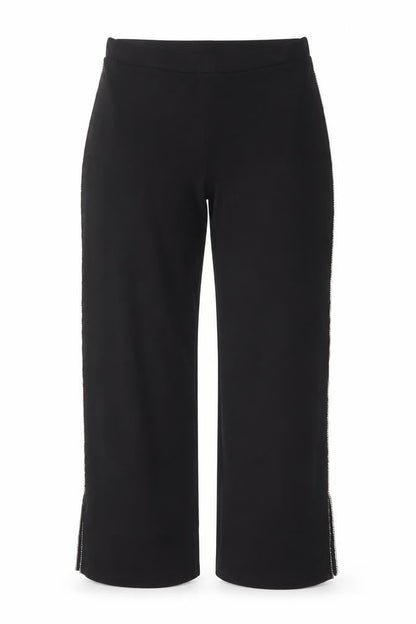 Quiz Women’s Black Size 14 High Rise Slim Fit Zip Trousers