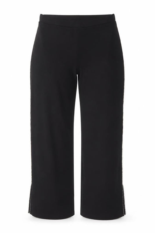 Quiz Women’s Black Size 14 High Rise Slim Fit Zip Trousers