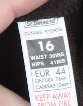 Dunnes Stores Women Brown Size 16 Straight Leg Trousers