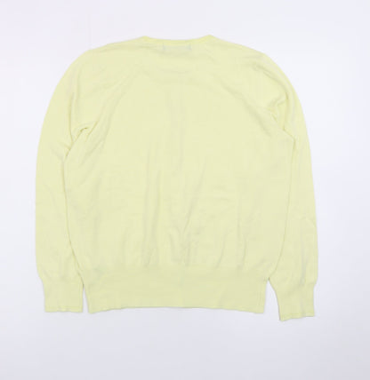 Marks and Spencer Womens Yellow Long Sleeve Cardigan Size 14