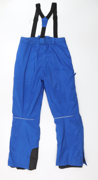 Crivit Teens Blue Snow Pants XS Waterproof Winter Trousers