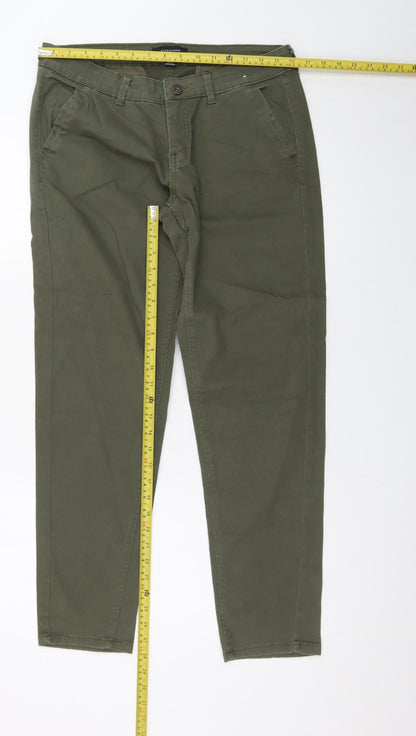Atmosphere Women Green Size 12 Tapered Cotton Blend Jeans