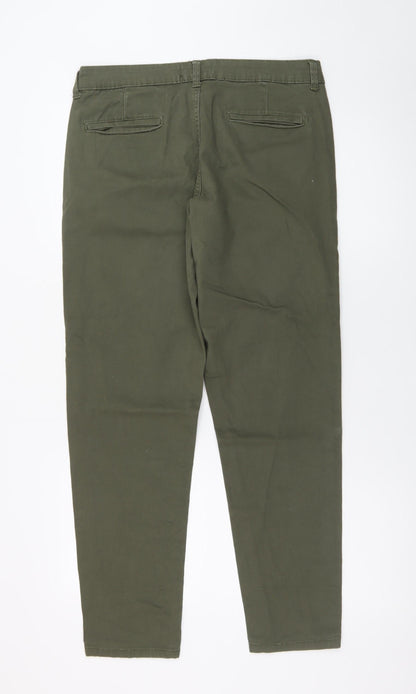 Atmosphere Women Green Size 12 Tapered Cotton Blend Jeans
