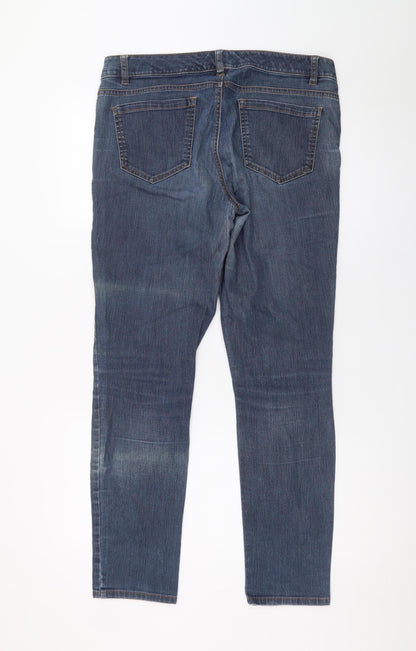 G.H. Bass & Co. Womens Blue Size 10 Slim Fit Skinny Jeans