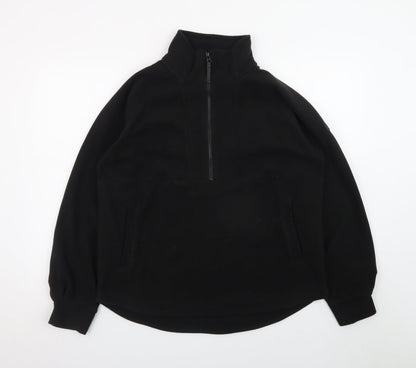 Regatta Great Outdoors Women's Black Fleece 1/2 Zip Pullover UK 12