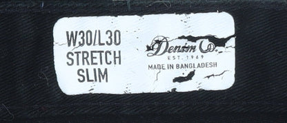 Denim Co. Women's Black Slim Stretch Jeans W30 L30