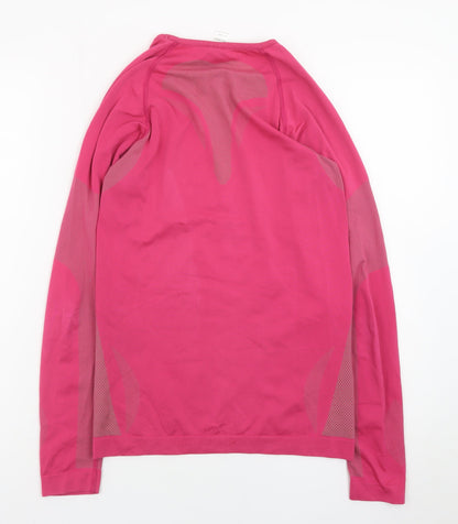 Quechua Women's Pink Long Sleeve Athletic T-Shirt Size 10
