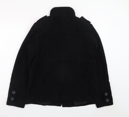 Dorothy Perkins Women's Black Military Button Short Jacket Size 12