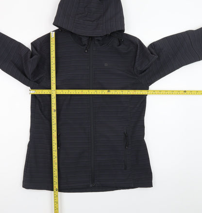 Mountain Warehouse Women's Black Softshell Hooded Jacket UK 10