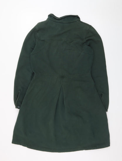 Sandwich Women's Green Mid-Length Cotton Overcoat Size S