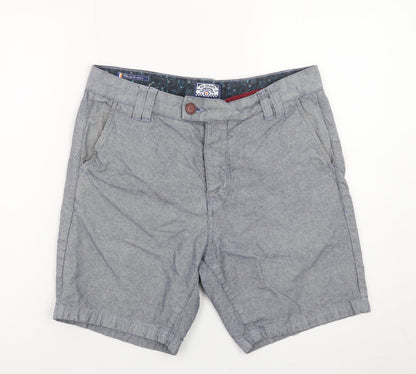 Le Shark Men's Grey Chino Shorts Medium Regular Fit