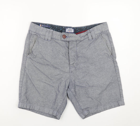 Le Shark Men's Grey Chino Shorts Medium Regular Fit