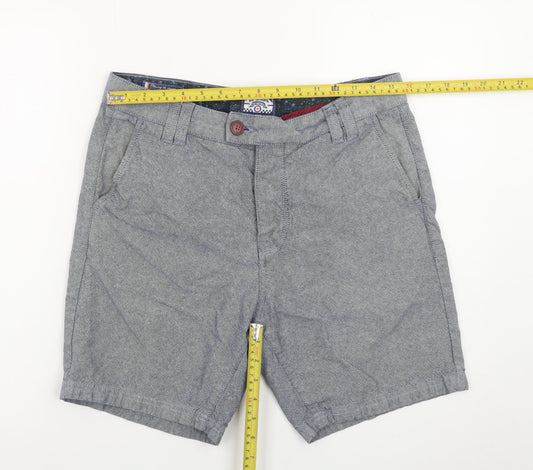 Le Shark Men's Grey Chino Shorts Medium Regular Fit