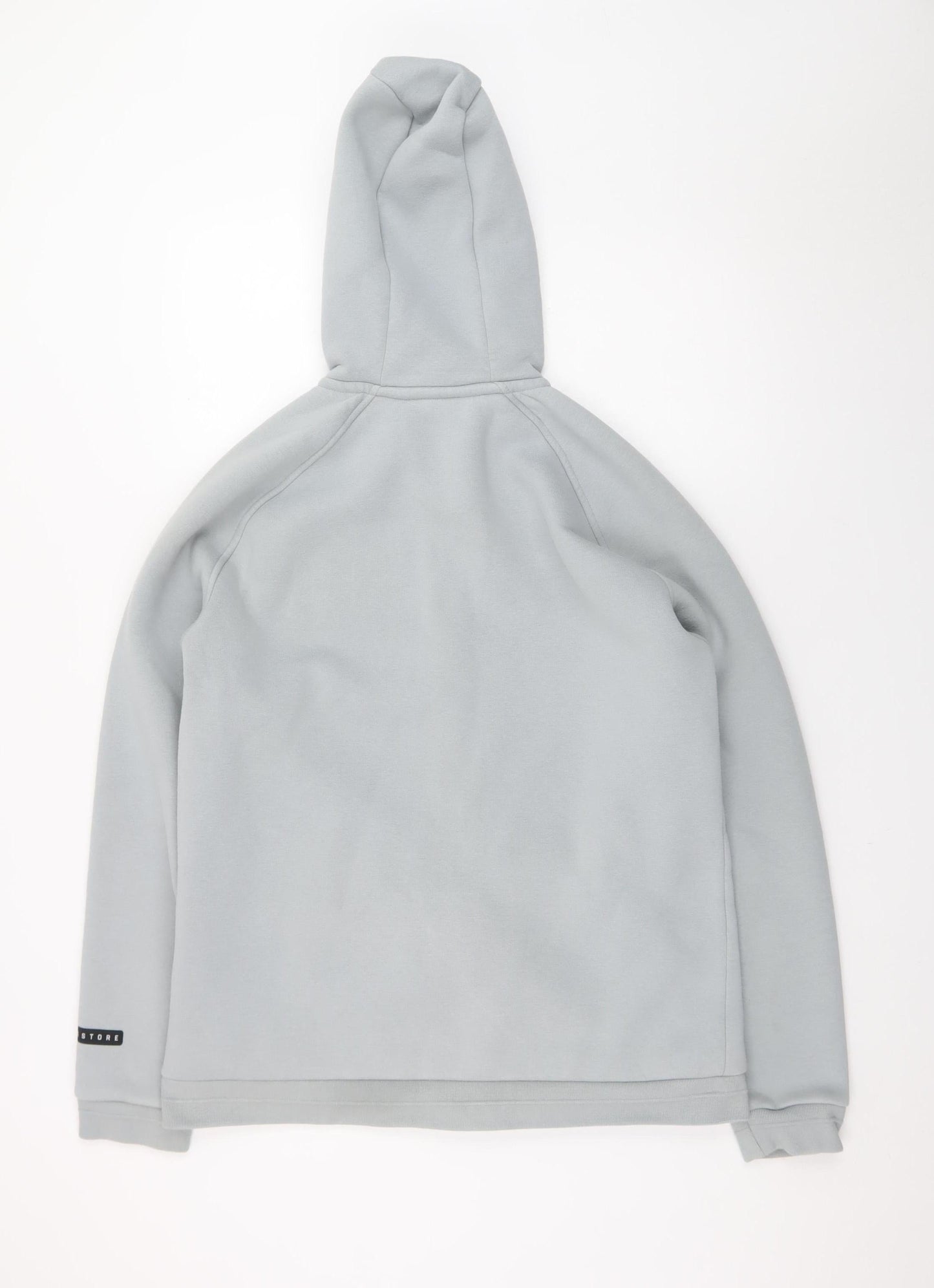 Castore Mens Grey Full Zip Hoodie L Regular Fit Lightweight