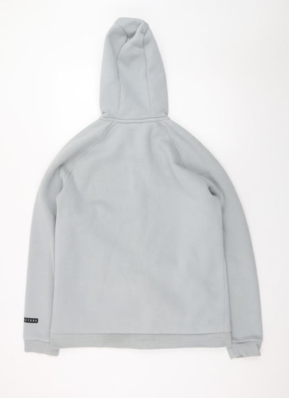 Castore Mens Grey Full Zip Hoodie L Regular Fit Lightweight