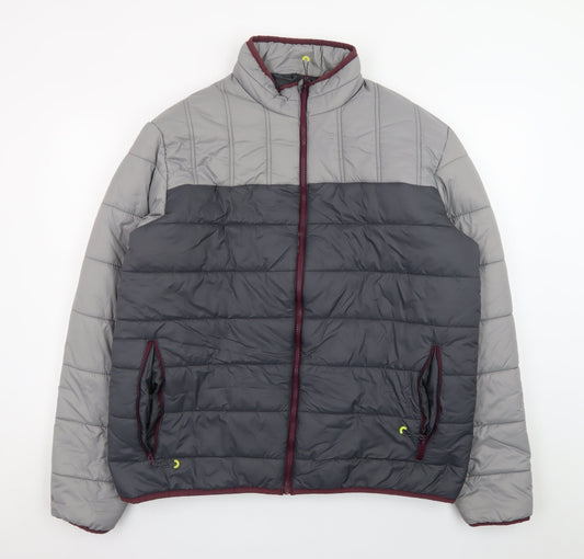 Regatta Mens Grey XL Puffer Jacket Lightweight Insulated Outdoor Coat