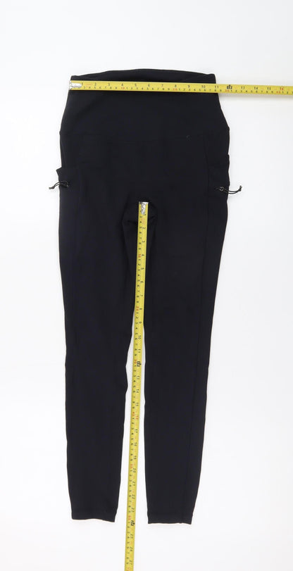 Avalanche Women’s Black XS High Rise Stretch Leggings with Pockets