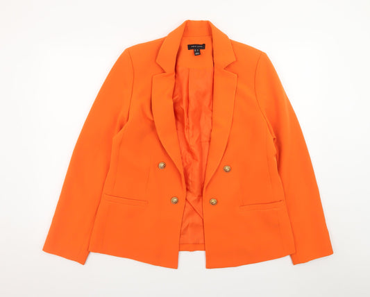 New Look Women’s Orange Double Breasted Blazer UK 12