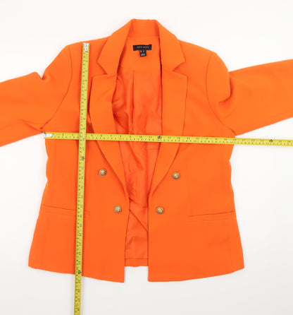 New Look Women’s Orange Double Breasted Blazer UK 12