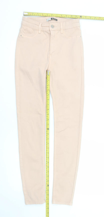 Stradivarius Women’s Beige High Waist Skinny Jeans Size 10