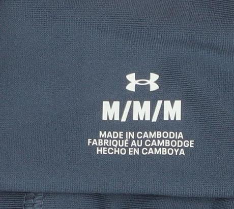 Under Armour Womens Navy Medium Sports Bra Adjustable Straps