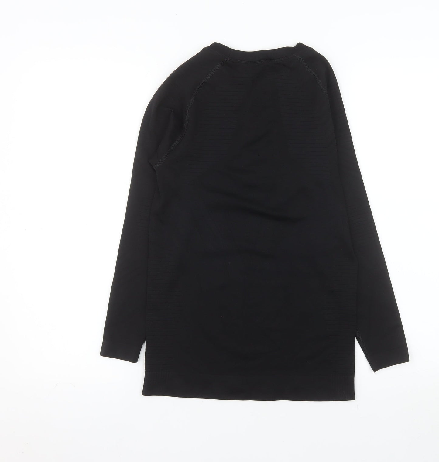 Crivit Women's Black Long Sleeve Athletic T-Shirt Size 12