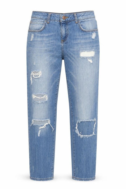 LCW Jeans Men's Blue Distressed Straight Denim 26in