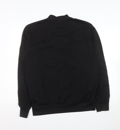Adidas Women's Black Full Zip Bomber Jacket Size L Sportswear