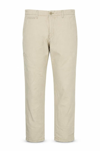 Gap Men Beige Chino Skinny Cotton Trousers Size 36x32