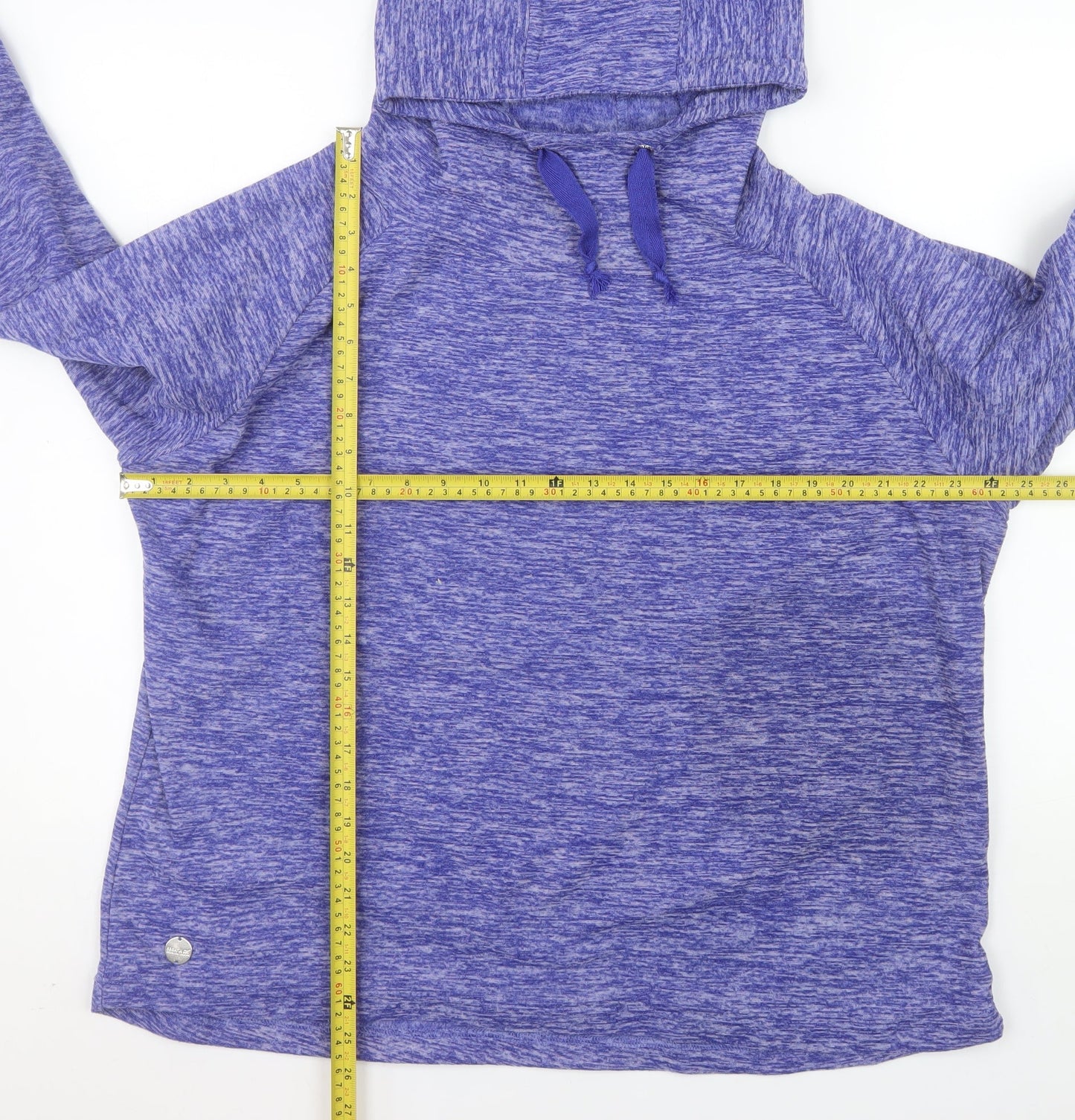 Regatta Women Purple Hooded Pullover Hoodie UK 18 Outdoor Style