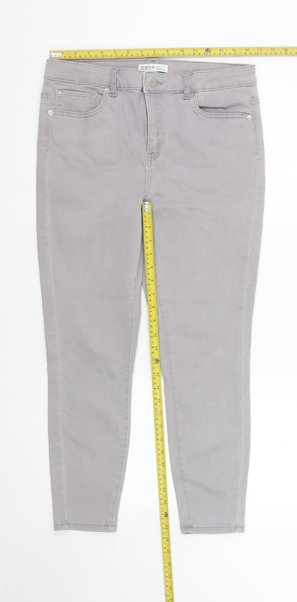 Denim Co. Women’s Grey Skinny Jeans Size 16 Stretch Slim Fit
