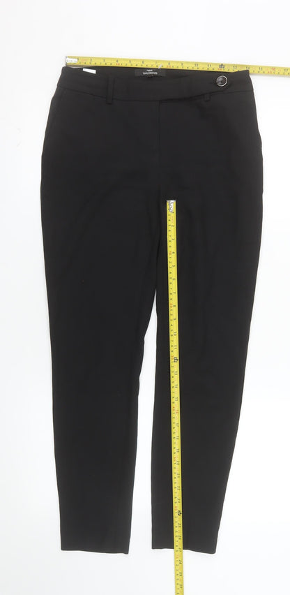 Next Women’s Black Slim Fit Tapered Tailored Trousers Size 8