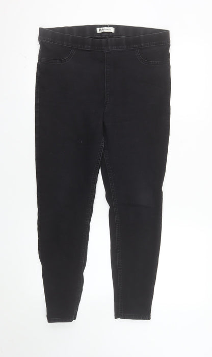 Marks and Spencer Womens Black Jegging Jeans Size 14 Short