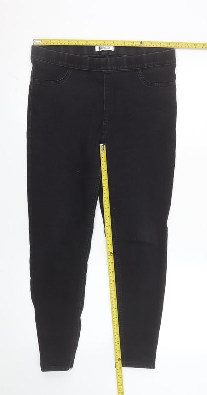 Marks and Spencer Womens Black Jegging Jeans Size 14 Short