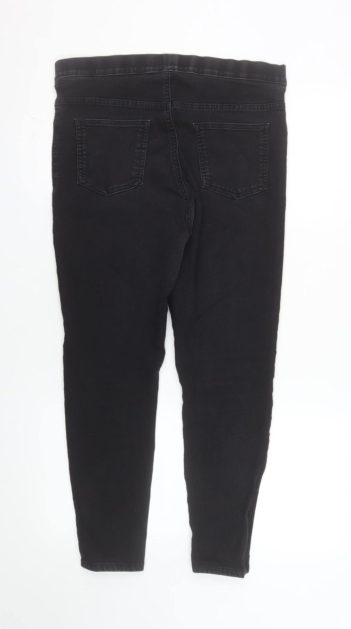 Marks and Spencer Womens Black Jegging Jeans Size 14 Short