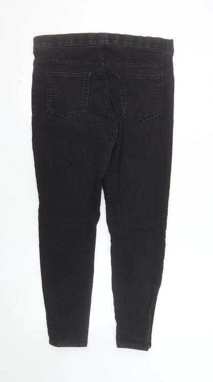Marks and Spencer Womens Black Jegging Jeans Size 14 Short