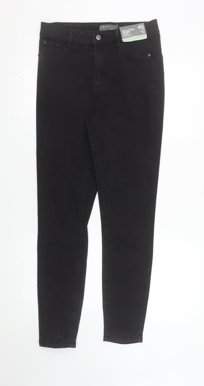 Primark Women Black High Rise Skinny Jeans Size 12