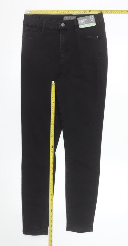Primark Women Black High Rise Skinny Jeans Size 12