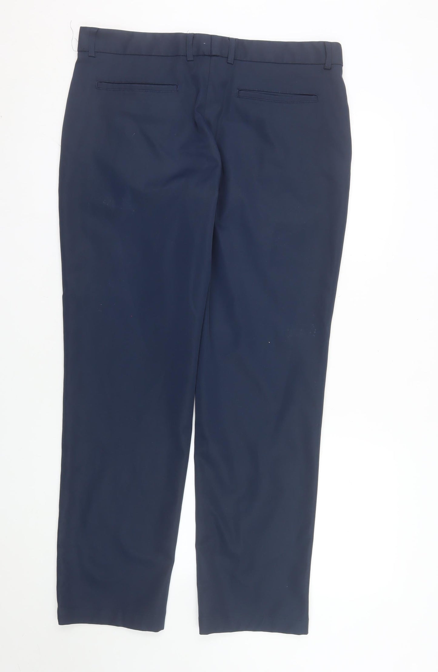 Padraig Harrington for Dunnes Stores Men's Navy Dress Pants 36in Waist Regular Leg Polyester