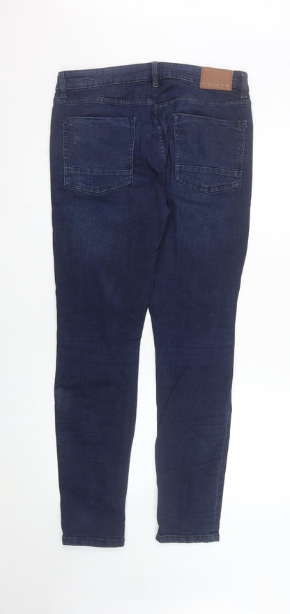 Fluid Men's Blue Skinny Jeans W34 L32 Slim Fit Denim