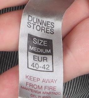 Dunnes Stores Men’s Grey Cargo Trousers M Regular Fit Cotton