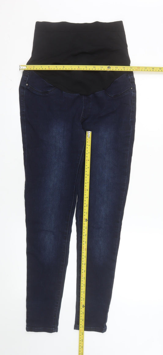 Dunnes Stores Women's Dark Blue Skinny Maternity Jeans Size 12