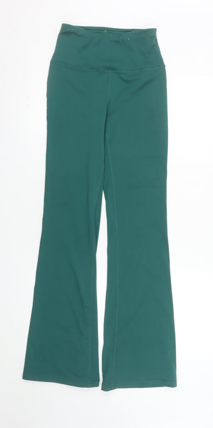 Dunnes Stores Women’s Green Flared Activewear Trousers XS
