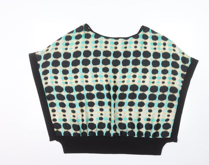 Roz & Ali Women’s Multicoloured Geometric Chiffon Blouse Size 18 Plus