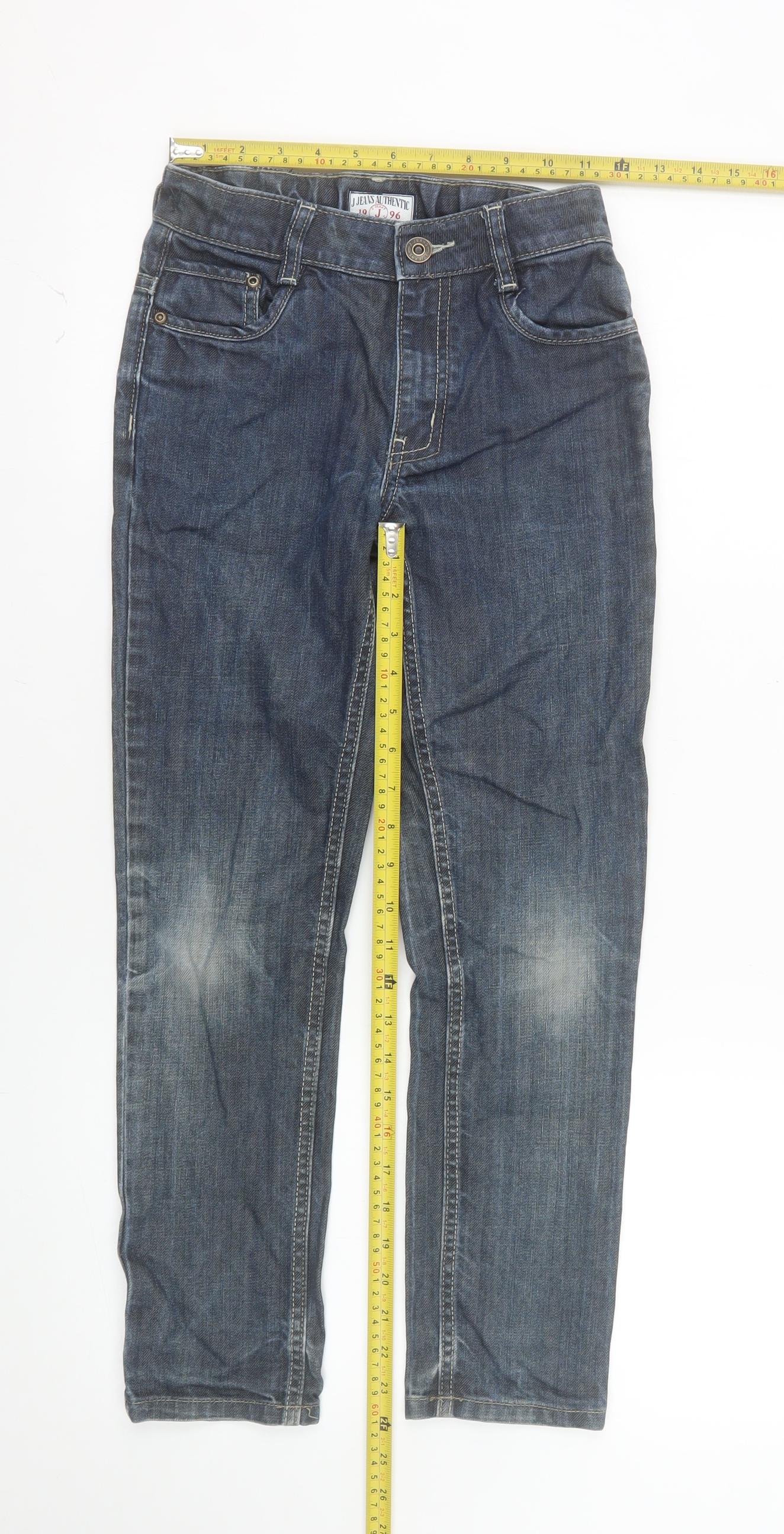 J Jeans Authentic Boys Blue Straight Denim Jeans Age 10 Regular Fit