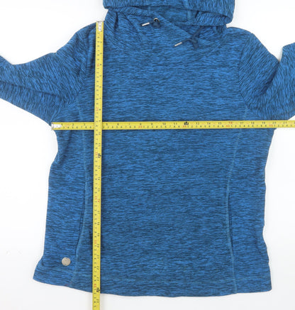 Regatta Great Outdoors Women's Blue Hoodie UK 12 Pullover Fleece